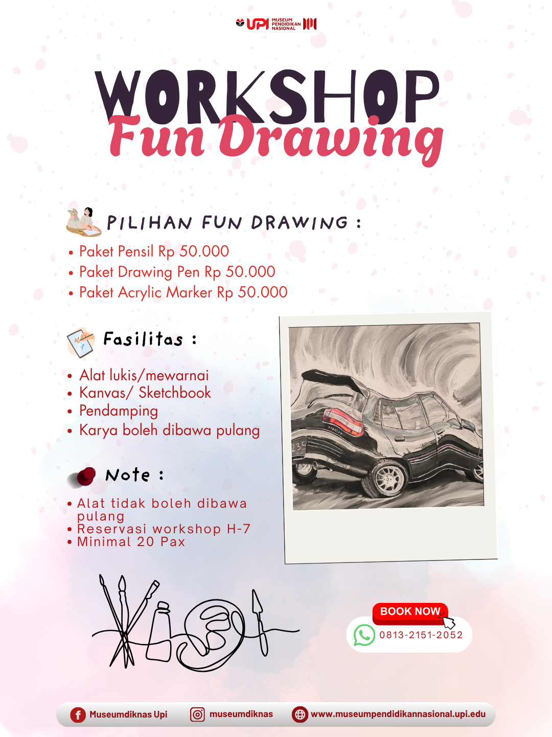 Funr Drawing WORKSHOP FUN DRAWING WORKSHOP FUN DRAWING - Dilla Febrianty Nitami