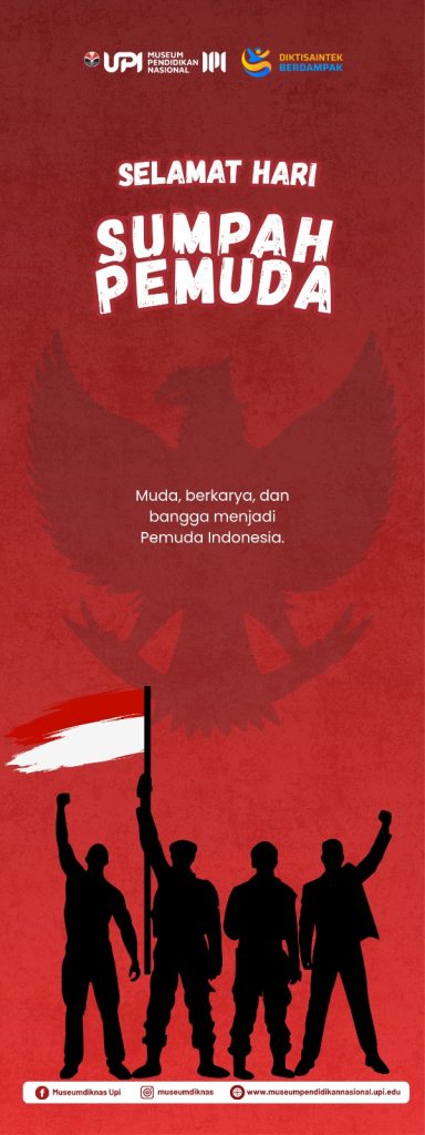 Vertical Banner Sumpah Pemuda 2026 Museum Diknas